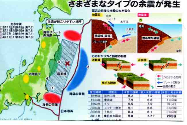 地震なお数年活発 大震災が誘発 地盤にひずみ 環境 生活 健康ネット 楽天ブログ