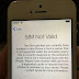 Unlock Iphone Sim Not Valid - Some older devices with a master subsidy lock (“msl”) are not capable of being sim unlocked.