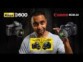 Видео Canon 6D v Nikon D600