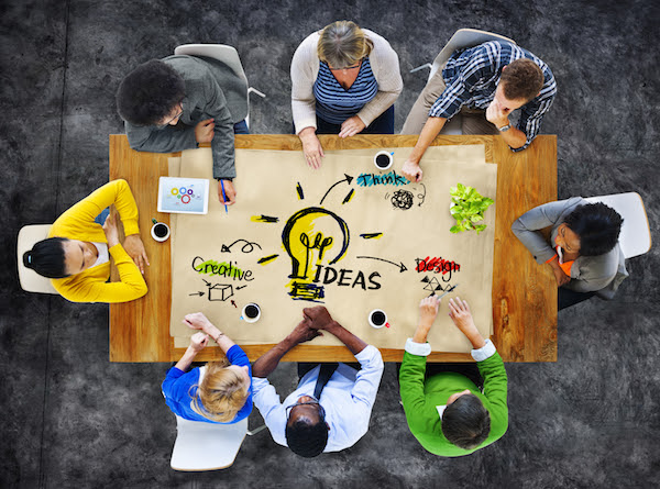 Multi-Ethnic Group of People Planning Ideas