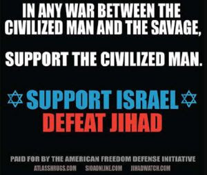 The controversial subway advertisement running throughout the MTA.