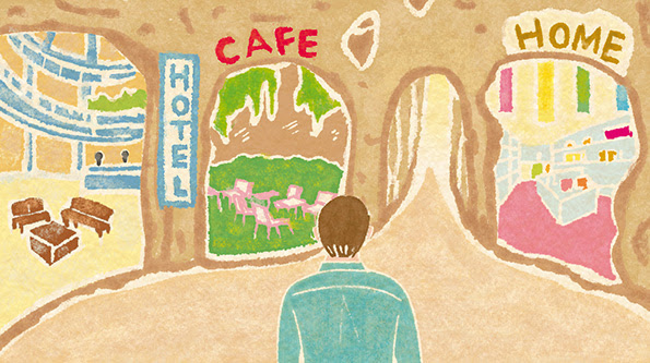 Webサイトfuture Is Now 空想百貨店 Vol 11 百貨店イラスト 空想 洞窟 迷宮 イメージイラスト 本山浩子のイラスト ファイル News