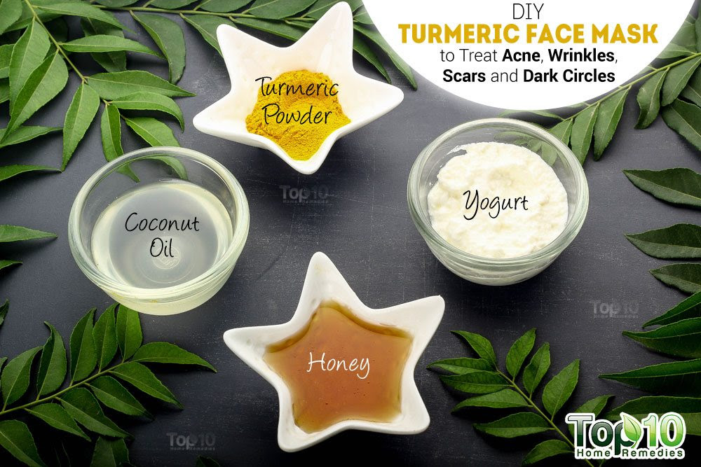 Turmeric acne face mask diy