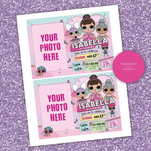 Personalized Lol Birthday Lol Invitation Lol Printable Invite Greeting Cards Invitations Home Garden