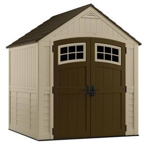 ... ft. 3 in. x 7 ft. 4.5 in. Resin Storage Shed-BMS7791 - The Home Depot