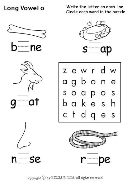 It is difficult for a beginner to decide when to say long o and short o while speaking a word. long o worksheets long vowel teams worksheets write the word pages
