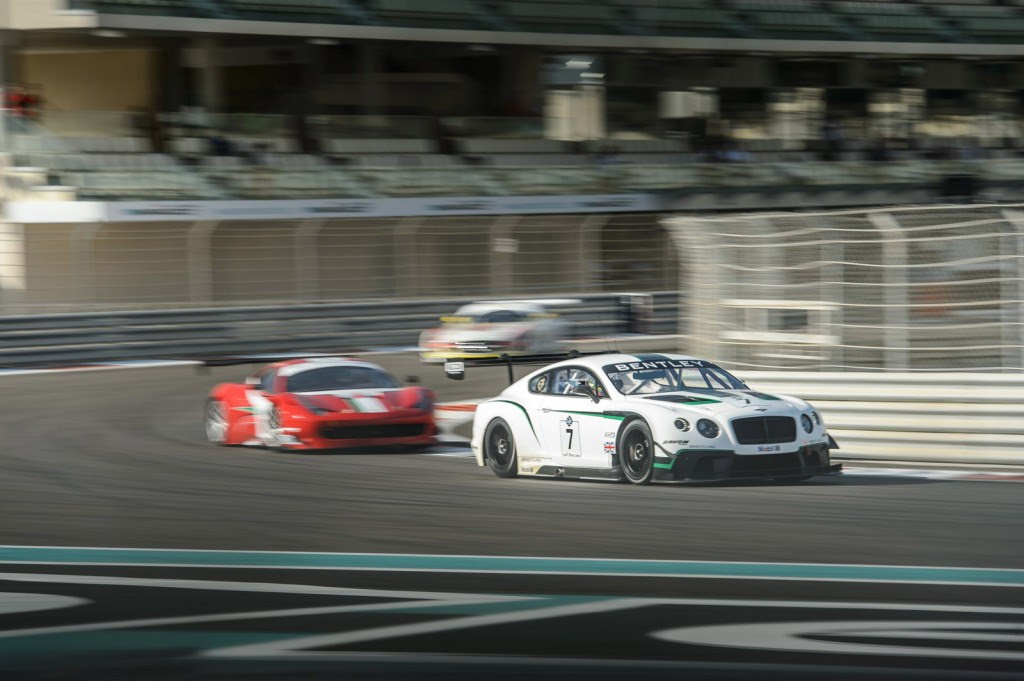 2014 Bentley Continental GT3 at the 2013 Gulf 12 Hours of Abu Dhabi
