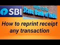 Sbi Online Money Transfer Receipt