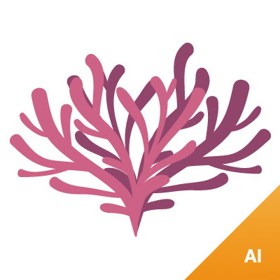海藻 Illustrator Ai 素材 Shade素材 無料ダウンロード 58 Parts