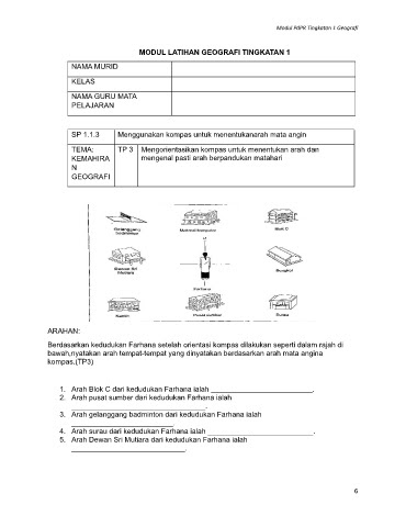 Page 6 Geografi Tingkatan 1