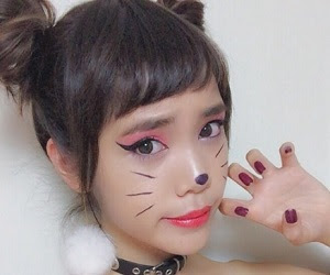 ハロウィンには猫メイク かわいい猫メイクの方法は 簡単シールも
