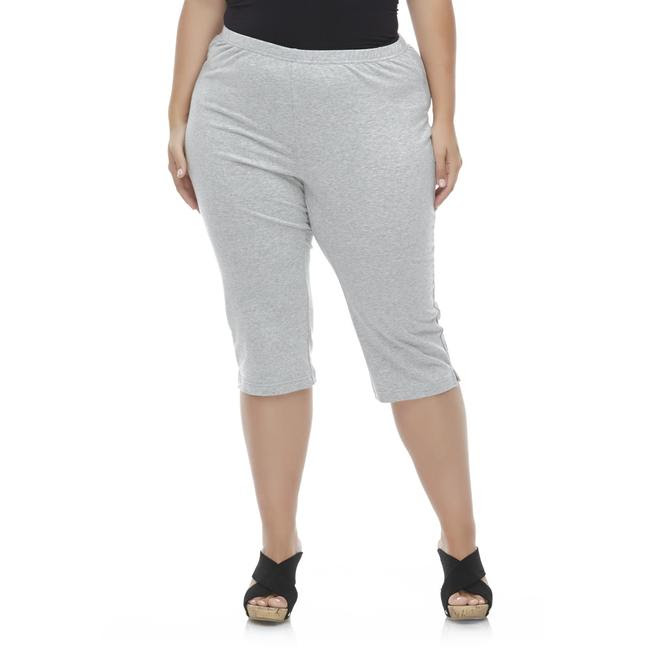 Basic Editions Women's Plus Capri Pants - Clothing, Shoes ...