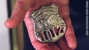 President Bush always kept the badge worn by Port Authority Officer George Howard, who died in the trade center, in his pocket during his presidency.