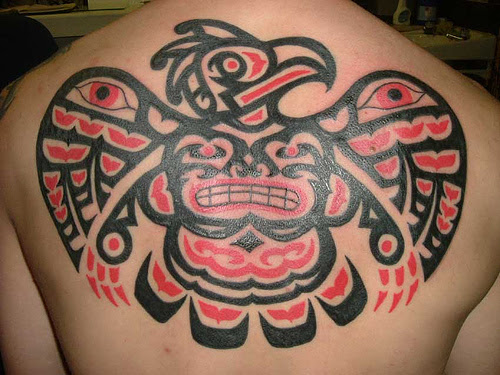 american flag eagle tattoo. haida eagle tattoo design