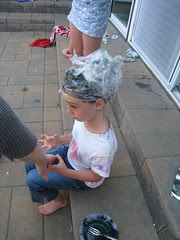 Saran'd, Turbaned, But Not Pleased -- It Stings!