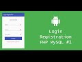 Android Login Registration System with PHP and MySQL - Server #1