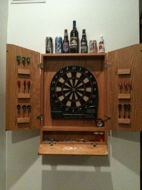 Dart Board Cabinet