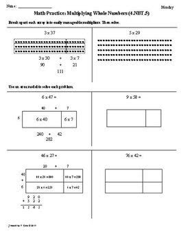 With the help of engaging math practice worksheets, you can make math fun and help your students develop their math skills. 1st 9 weeks 4th grade common core math worksheets bundled by tonya gent