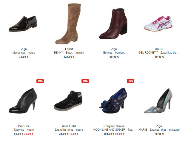 Zalando: zapatos de mujer y calzado a precios reducidos