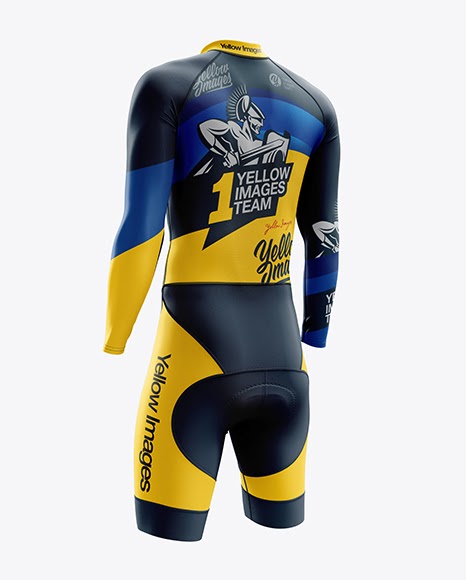 Download 574+ Mens Cycling Speedsuit Ls Mockup Back Half Side View Popular Mockups free packaging mockups from the trusted websites.