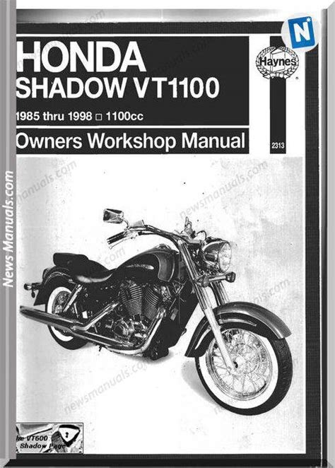 eBook Honda Vt1100 Shadow Service Repair Manual 86 98