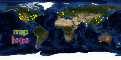Locations of Site Visitors