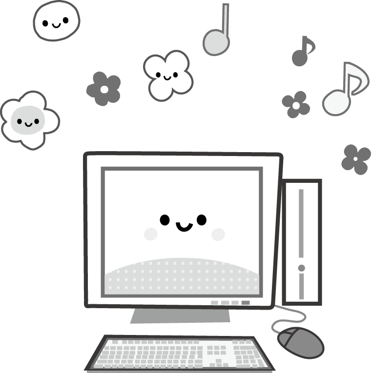 パソコンのイラスト 無料イラスト フリー素材