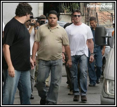 Sylvester Stallone is also in town. The actor is looking to scout locations 