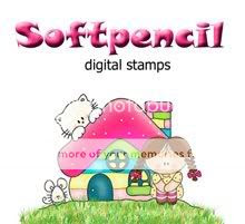 Soft Pencil Digi Stamps