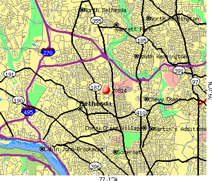 Bethesda Md Zip Code Map 20814 Zip Code (Bethesda, Maryland) Profile   homes, apartments 