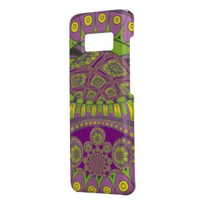 Colorful Plum Yellow lace decorative ethnic patter Case-Mate Samsung Galaxy S8 Case