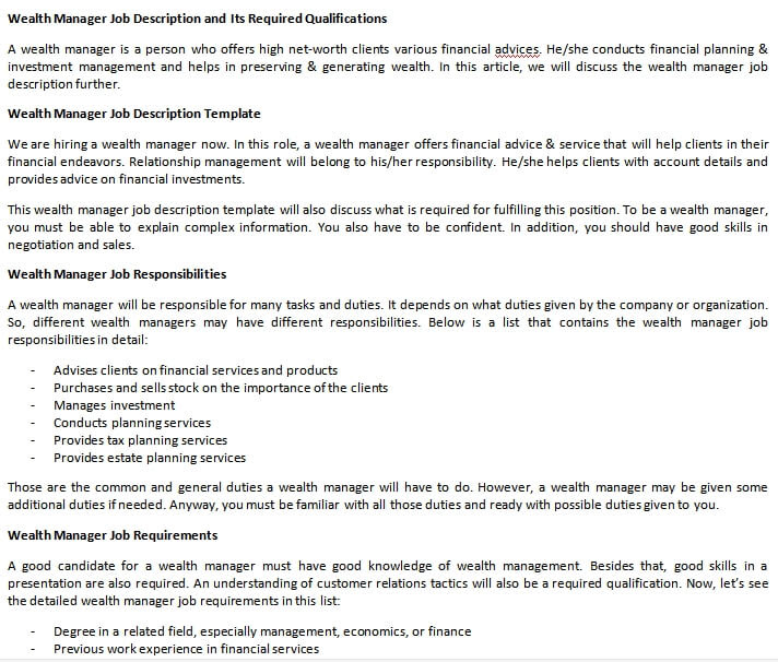 Financial Management Job Roles / Financial Manager Job Description Template Workable - Financial management means planning, organizing, directing and controlling the financial activities of the enterprise.