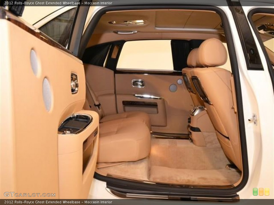 Moccasin Interior Rear Seat for the 2012 Rolls-Royce Ghost ...