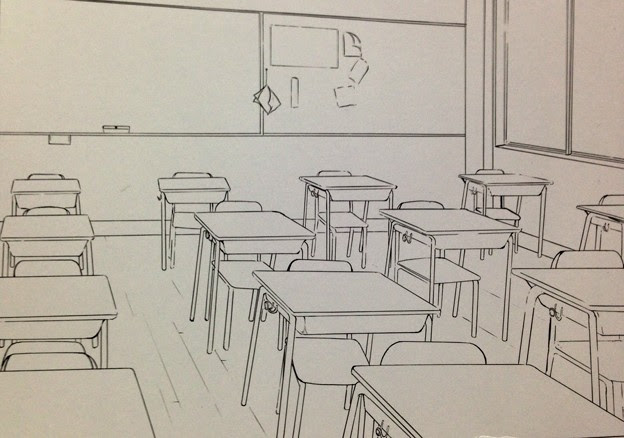 学校 教室背景 線画 写真共有サイト フォト蔵