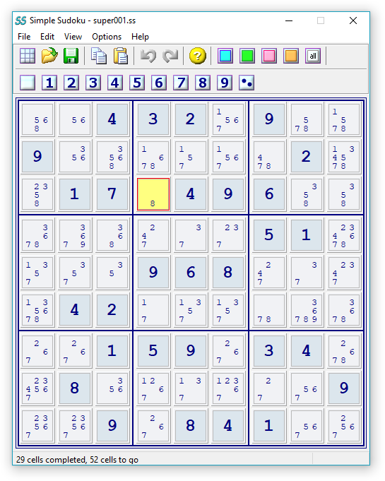 Simple Sudoku Freeware Puzzle Maker And Solver