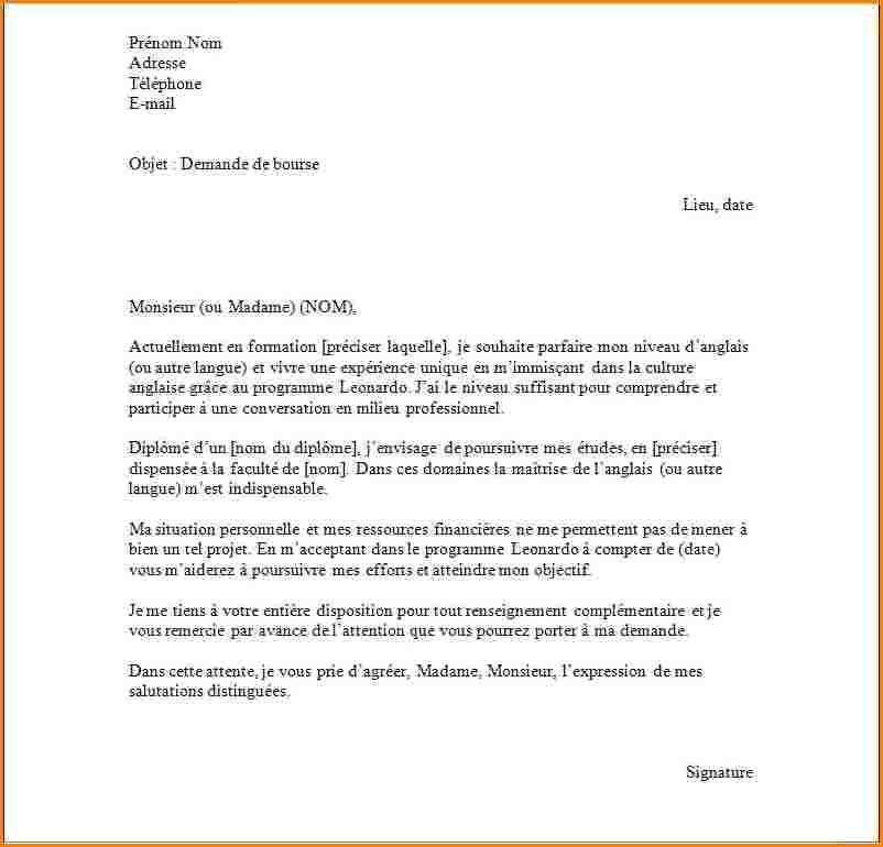 Exemple lettre de motivation erasmus anglais - laboite-cv.fr