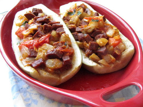 Baked Stuffed Upo