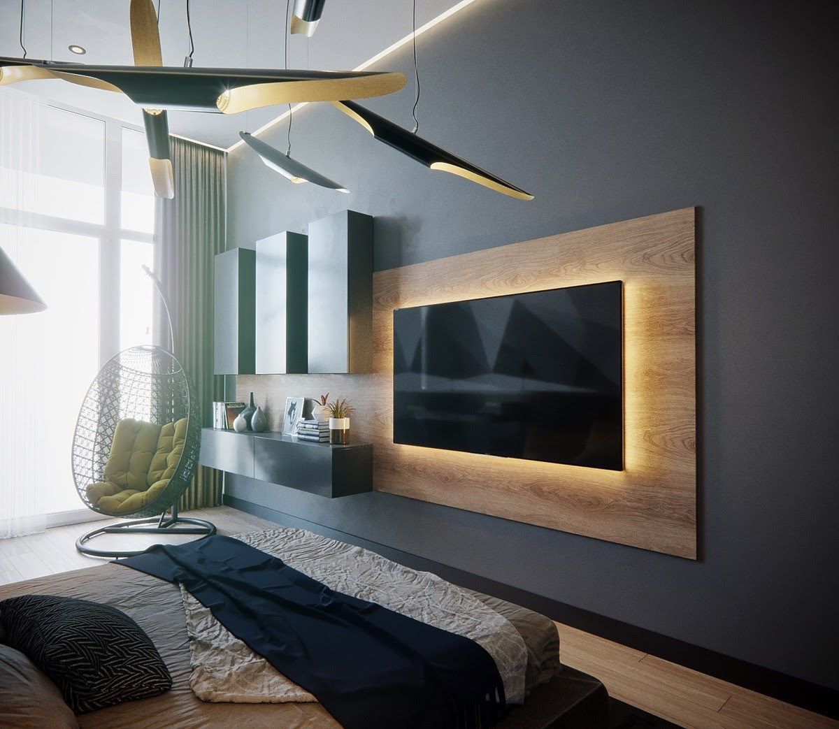 50 Ideas To Decorate The Wall You Hang Your Tv On