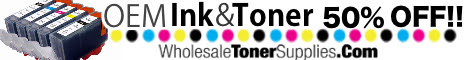 50% Off OEM Ink &amp; Toner
