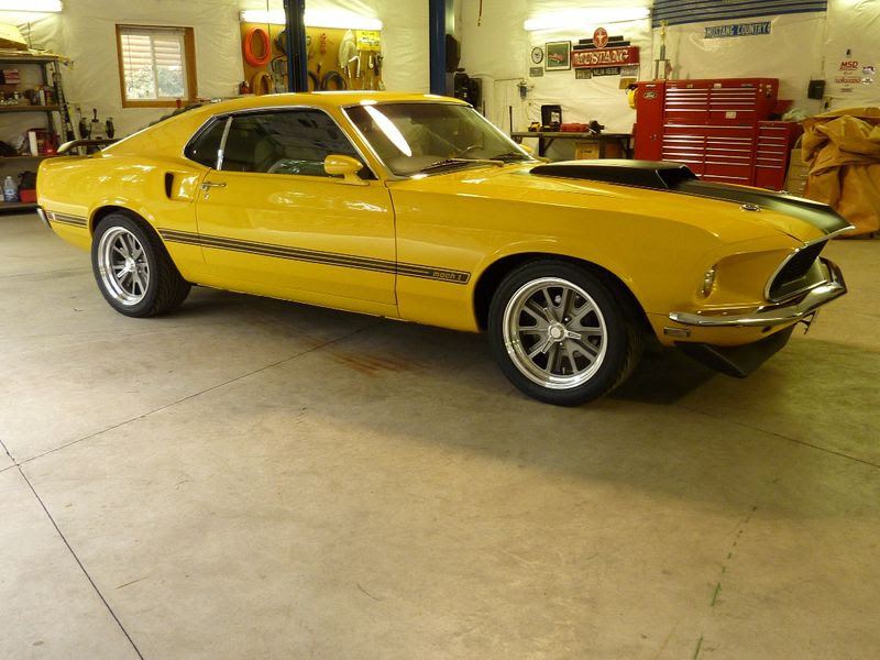 Mustangs By Mike 1969 Mach 1 Restomod Yellow Horse Sold