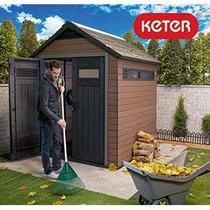 keter manor large    ft resin outdoor backyard garden