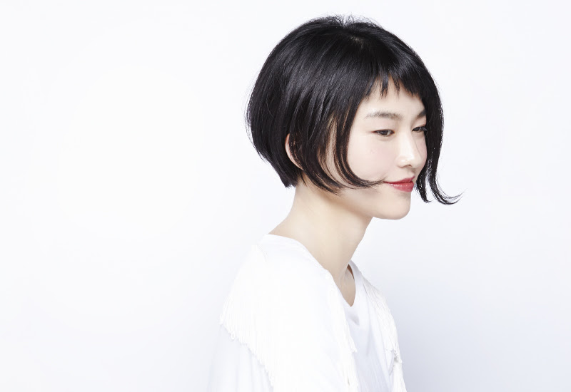 前髪がポイント モードで可愛い大人のお洒落ボブ 表参道 美容室 ドゥーブル Double ドゥーブルソンズ Double Sons