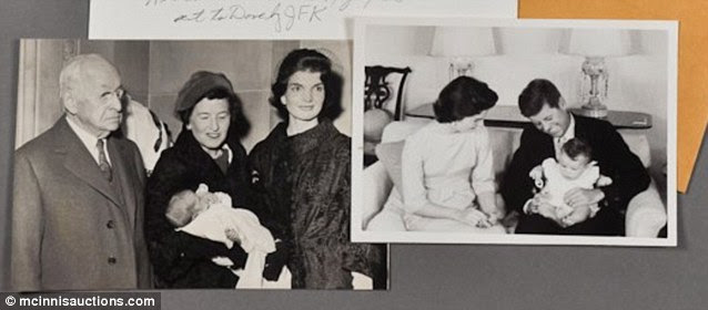 Caroline Kennedy's baptism in December 1957.