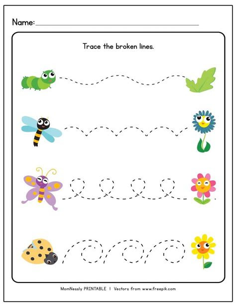  tracing lines worksheets httpstribobotcom line tracing