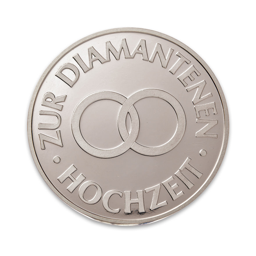 Senatsmedaille zur Diamantenen Hochzeit Ι Die Orden und ...