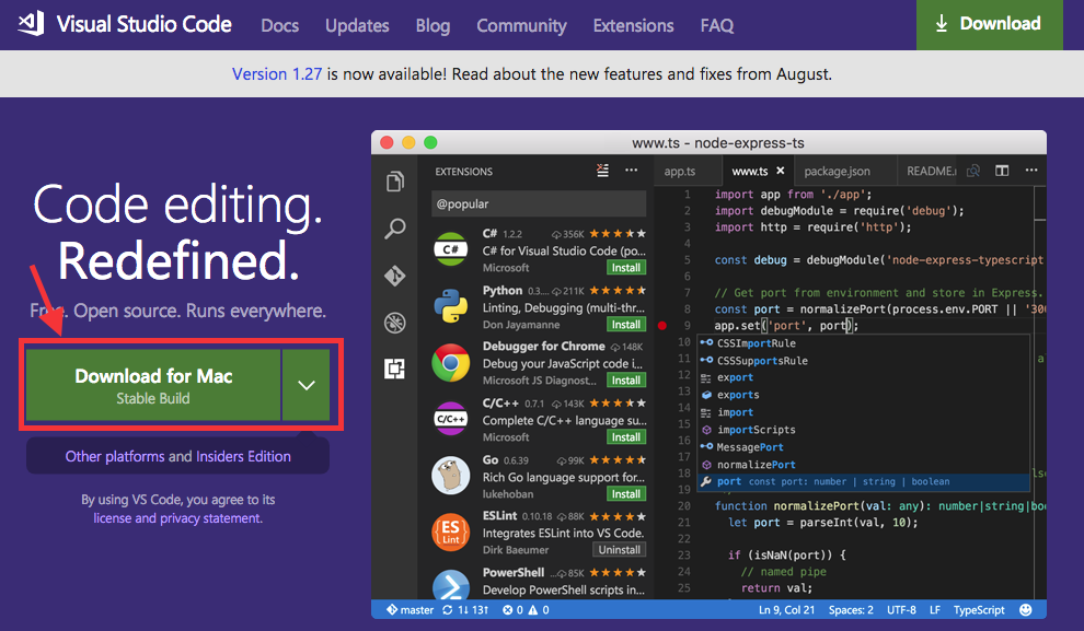 Macでpythonの開発をする為にvisual Studio Codeをインストールする Chibashi S Note