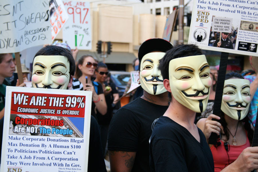 Una imatge de l'Occupy Wall Street l'any 2011.