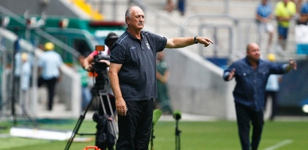 Felipão comanda Grêmio em derrota para o Veranópolis, neste sábado