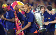FC Barcelona's Champions League Celebration in Nou Camp