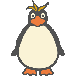 ぺんぎんくん No 046 ペンギンくんのイラスト アイコン 条件付フリー素材集 スマホなど携帯電話対応